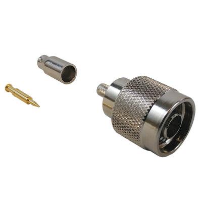 CableChum® offers the N-Type Male Crimp Connector for RG174 (LMR-100) 50 Ohm