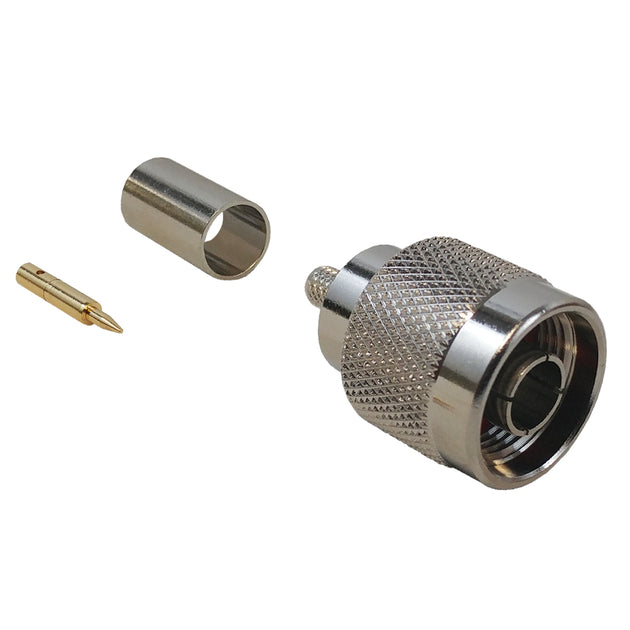 CableChum® offers the N-Type Male Crimp Connector for LMR-240 50 Ohm