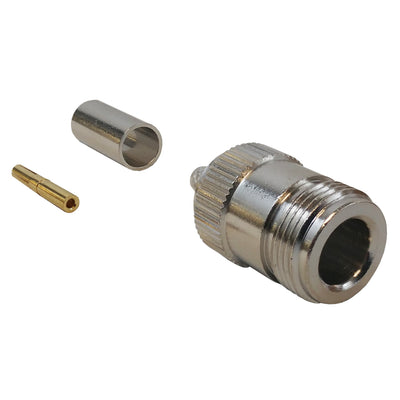 CableChum® offers the N-Type Female Crimp Connector for LMR-240 50 Ohm