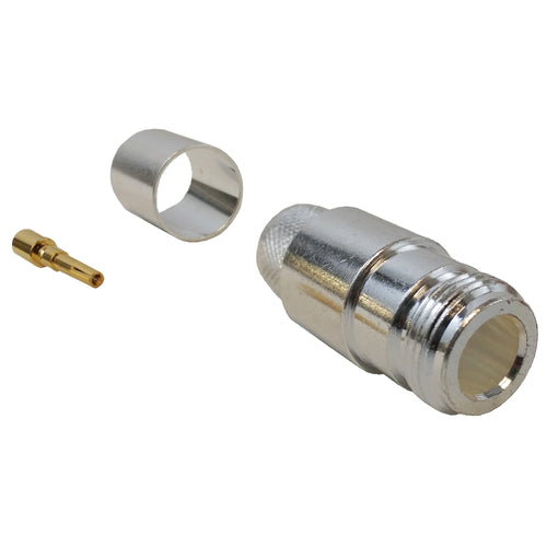 CableChum® offers the N-Type Female Crimp Connector for LMR-600 50 Ohm