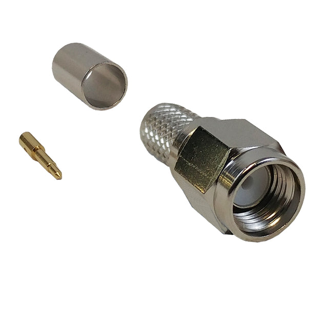 CableChum® offers the SMA Male Crimp Connector for LMR-240 50 Ohm
