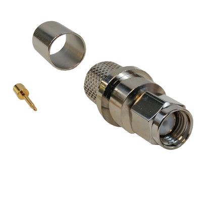 CableChum® offers the SMA Male Crimp Connector for RG8 (LMR-400) 50 Ohm