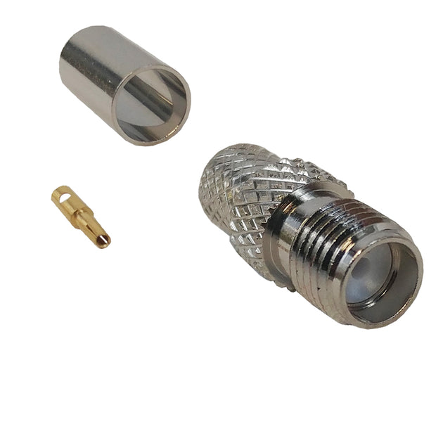 CableChum® offers the SMA Female Crimp Connector for LMR-240 50 Ohm