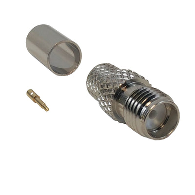 CableChum® offers the SMA Reverse Polarity Female Crimp Connector for LMR-240 50 Ohm