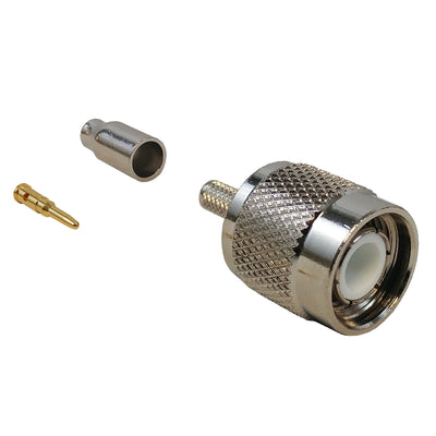 CableChum® offers the TNC Male Crimp Connector for RG174 (LMR-100) 50 Ohm