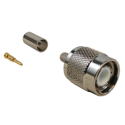 CableChum® offers the TNC Male Crimp Connector for RG58 (LMR-195) 50 Ohm
