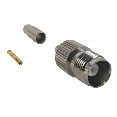 CableChum® offers the TNC Female Crimp Connector for RG174 (LMR-100) 50 Ohm