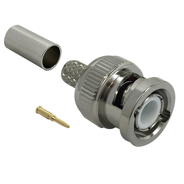 CableChum® offers the BNC Male Crimp Connector for LMR-240 50 Ohm