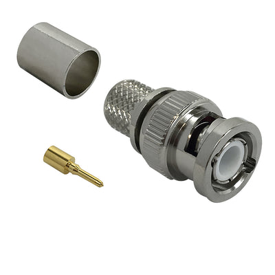CableChum® offers the BNC Male Crimp Connector for RG8 (LMR-400) 50 Ohm
