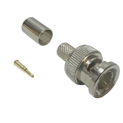 CableChum® offers the BNC Male Crimp Connector for RG6 Cable