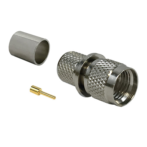 CableChum® offers the Mini-UHF Male Crimp Connector for RG8 - 50 Ohm