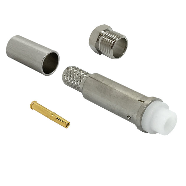 CableChum® offers FME Female Crimp Connector for RG58 - 50 Ohm