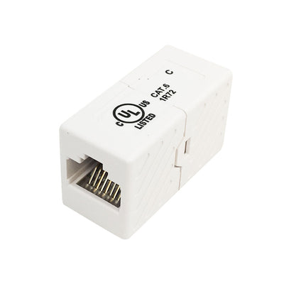 CableChum® offers the RJ45 Inline Coupler Cat 6 - White