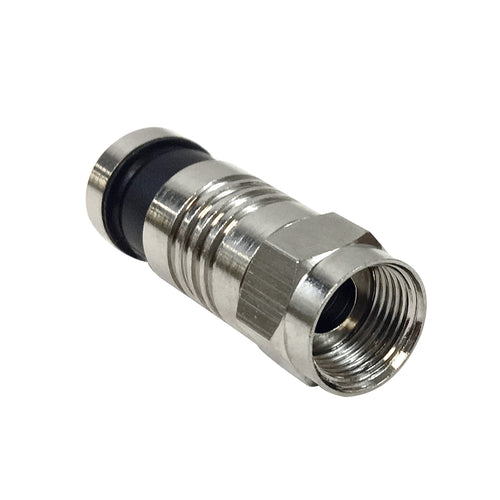 CableChum® offers the F-Type Male Compression Connector for RG6 - Pack of 10