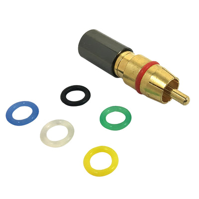 CableChum® offers Premium Gold Plated RCA Male Compression Connector for RG59