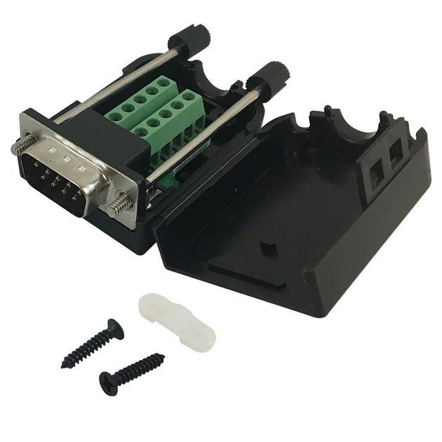 CableChum® offers the DB9 Male Screw Down Field Termination Connector Kit
