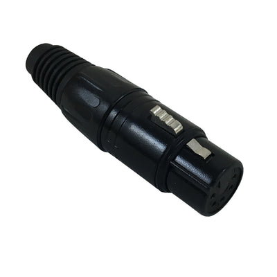 CableChum® offers the DMX 5-pin Female Connector - Black