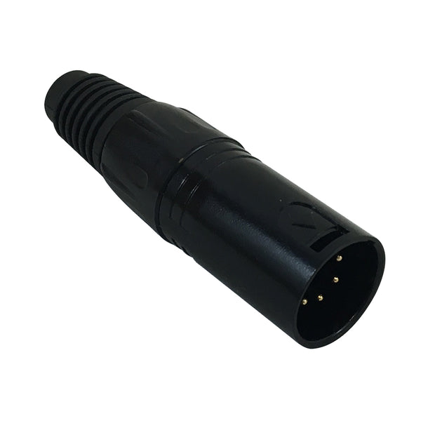 CableChum® offers the DMX 5-pin Male Connector - Black