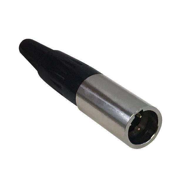 CableChum® offers the Mini-XLR 3-pin Male Connector - Black