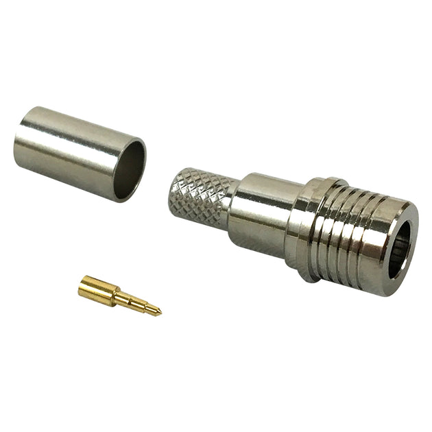 CableChum® offers the QMA Male Crimp Connector for LMR-240 50 Ohm