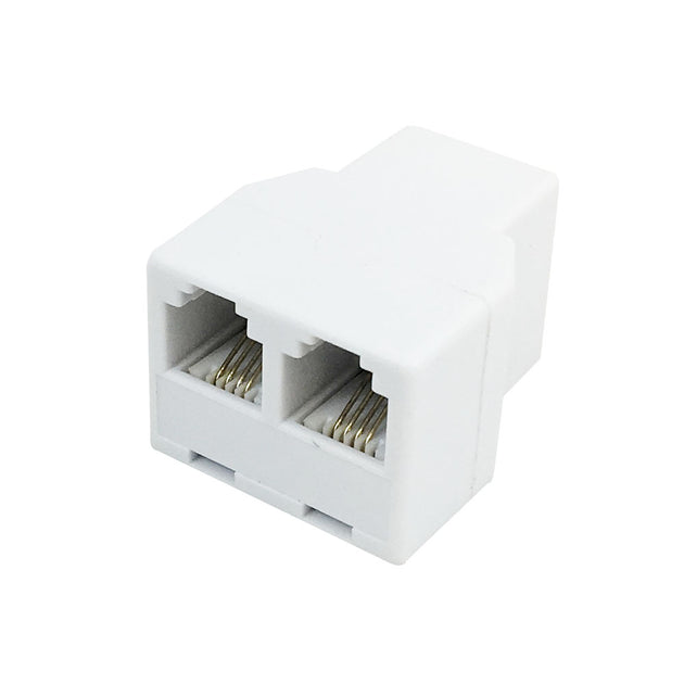 CableChum® offers the RJ11 Tee Adapter (3x RJ11 Female) - White