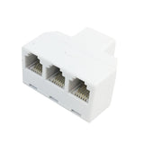 CableChum® offers the RJ12 Tee Adapter (4x RJ12 Female) - White