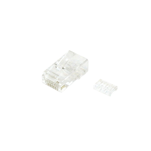 CableChum® offers the RJ45 Cat6a Plug w/ Insert (Solid or Stranded) (8P 8C)