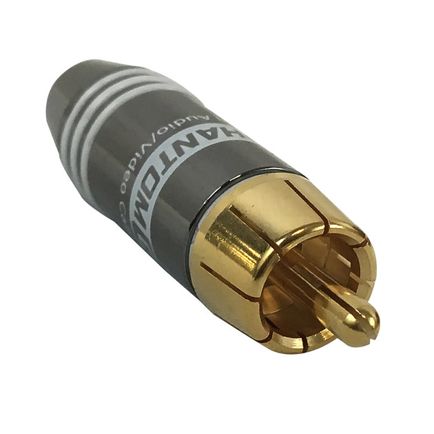 CableChum® offers the Premium RCA Male Solder Connector (5.5mm ID) - White