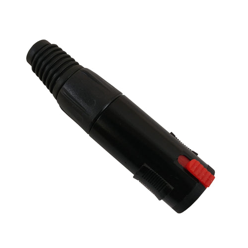 CableChum® offers the TRS (1/4 inch) Stereo Female Solder Connector - Black