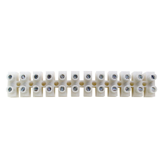 CableChum® offers Copper Splice Connectors - Insulated Terminal Block, 12 circuit, 22-10AWG, 30A