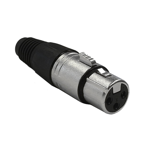CableChum® offers the XLR Female Solder Connector Nickel - Gold Plated