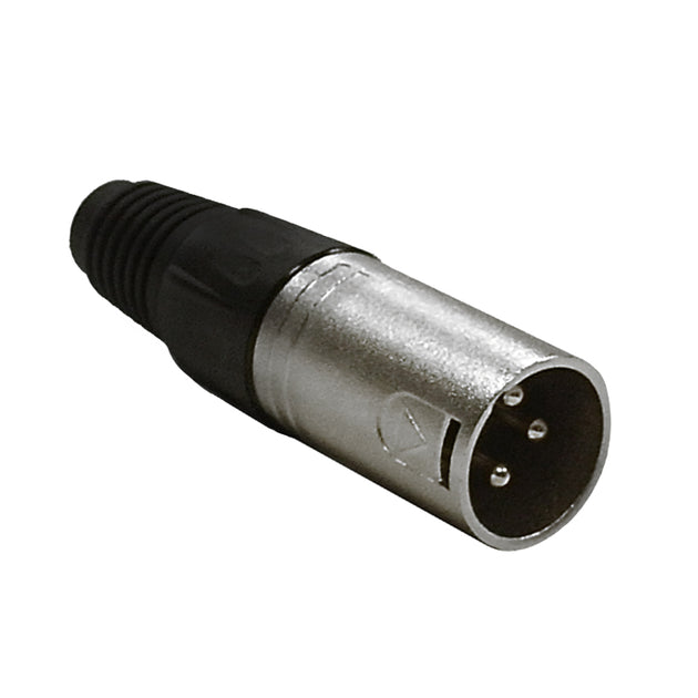 CableChum® offers the XLR Male Solder Connector Nickel - Gold Plated