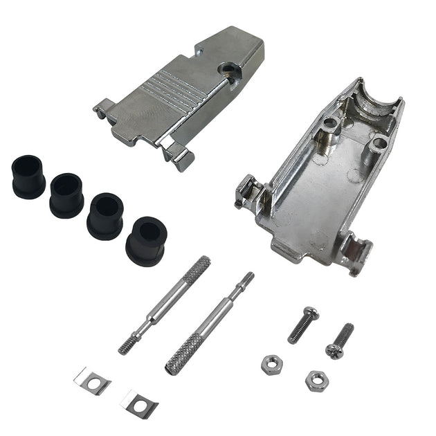 CableChum® offers the DB9 Metal Cover Kit with Thumbscrews and Grommets - Fits 4mm to 10mm Cable
