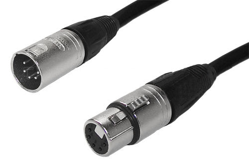 CableChum® offers DMX 5-Pin XLR Male To 5-Pin XLR Female Cable