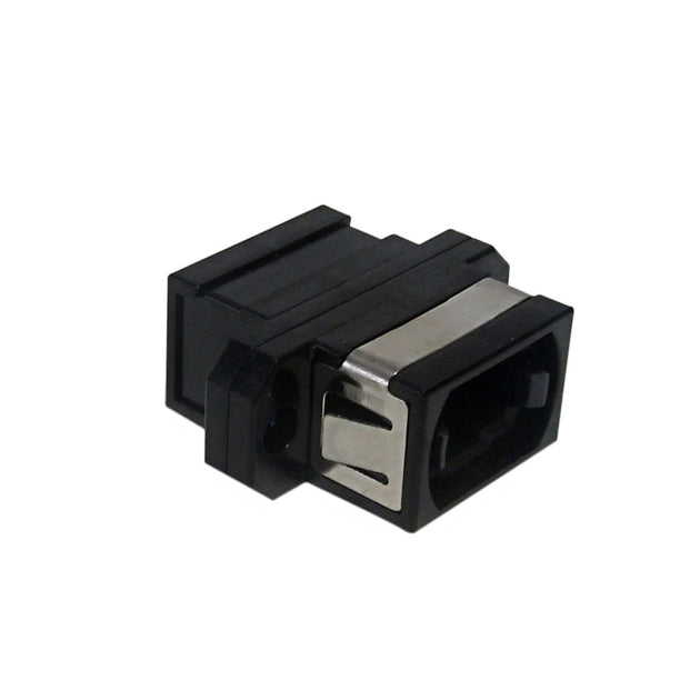CableChum® offers the MPO Fiber Coupler for Cross Wiring (Key Up - Key Up) Panel mount - Black
