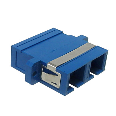 CableChum® offers the SC-SC Fiber Coupler F-F Singlemode Duplex Ceramic Panel mount - Blue