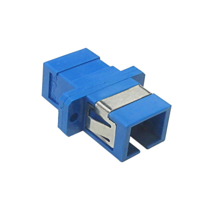 CableChum® offers the SC-SC Fiber Coupler F-F Singlemode Simplex Ceramic Panel mount - Blue