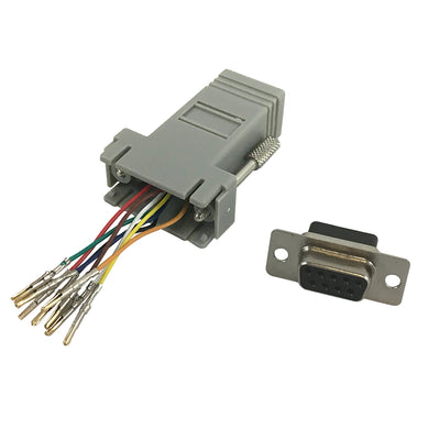 CableChum® offers the RJ45 Female to DB9 Female Modular Adapter