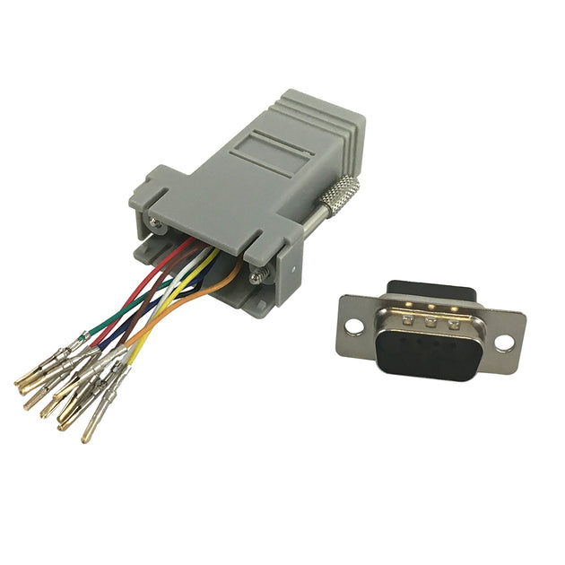 CableChum® offers RJ45 Female to DB9 Male Modular Adapters