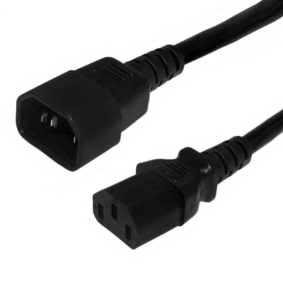 This CableChum® power cord consists of a C14 male on one end and a C13 female on the other end.