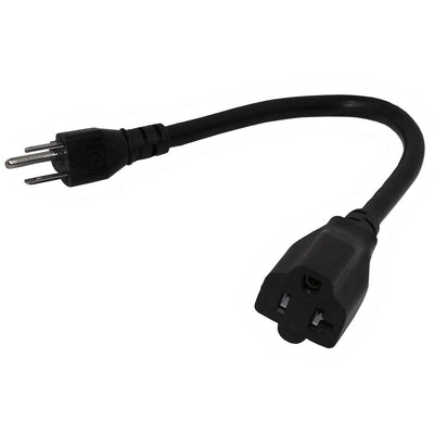This CableChum®  power cord consists of a 5-15P male on one end and a 5-20R female on the other end. 