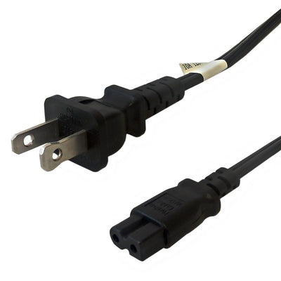 This CableChum® power cord consists of a 1-15P male on one end and a C7 female on the other end.