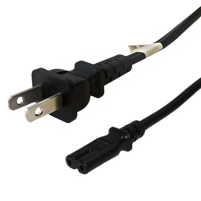 This CableChum® power cord consists of a 1-15P male on one end and a C7 female on the other end. 