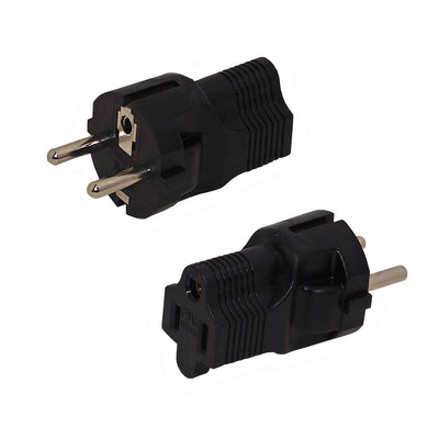 CableChum® offers the SCHUKO CEE 7-7 (Euro) Male to 5-15R Power Adapter