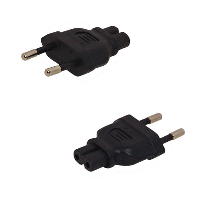CableChum® offers the SCHUKO CEE 7-7 (Euro) Male to C7 Power Adapter