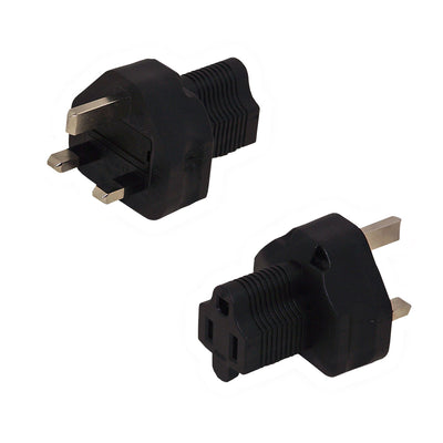 CableChum® offers the BS1363 (UK) Male to 5-15R Power Adapter