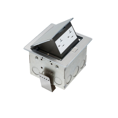 CableChum® offers the Counter-Top Pop-up Power Receptacle Box (20A 125V) - Stainless Steel