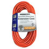 This CableChum® general purpose indoor/outdoor  extension cord consists of a 5-15P male on one end and a 5-15R female on the other end.