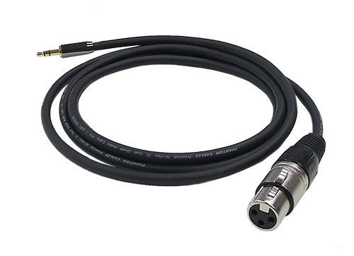 CableChum® offers XLR Female To 3.5mm Male Balanced Audio Premium Cable FT4