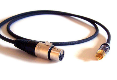 CableChum® offers XLR Female to RCA Male Unbalanced Premium Audio Cable FT4